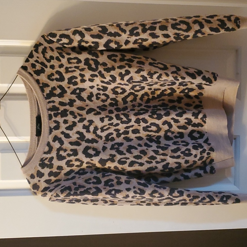 Jcrew leopard sweater